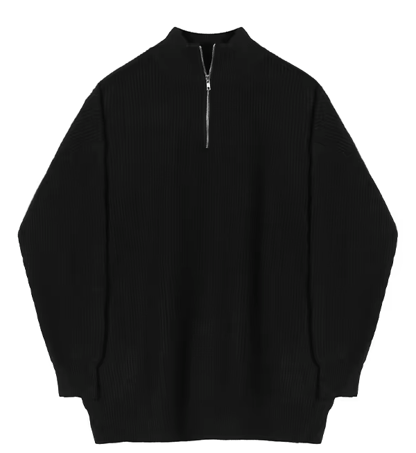 Quarter Zip Sweater KNITTED - Quarter Zip