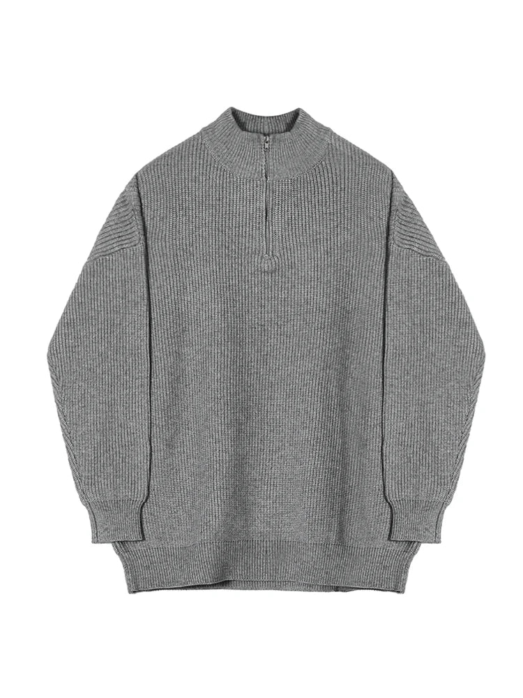 Quarter Zip Sweater KNITTED - Quarter Zip